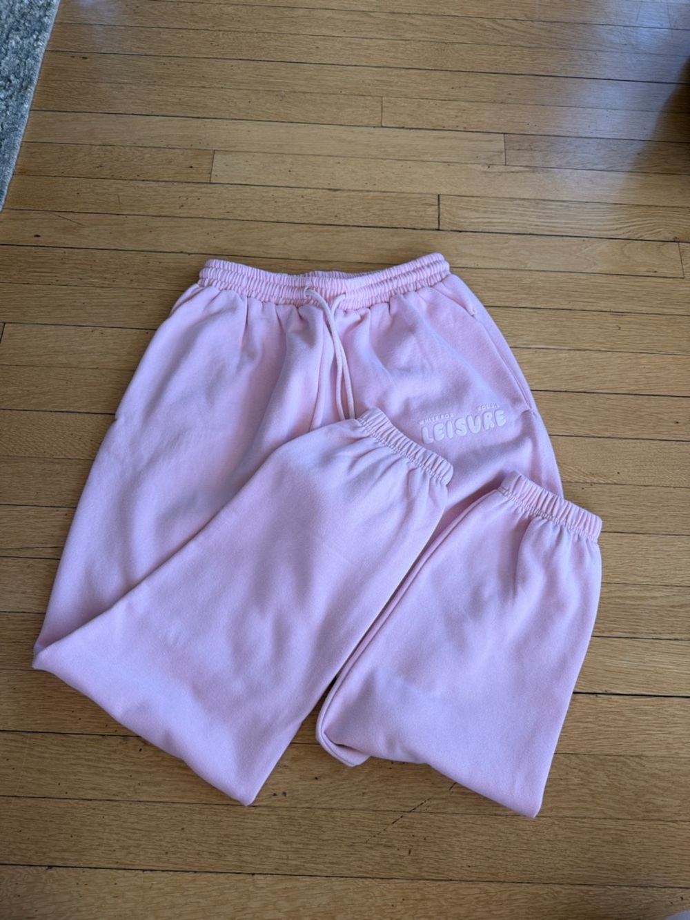 White Fox Boutique Pink Track Pants & Joggers